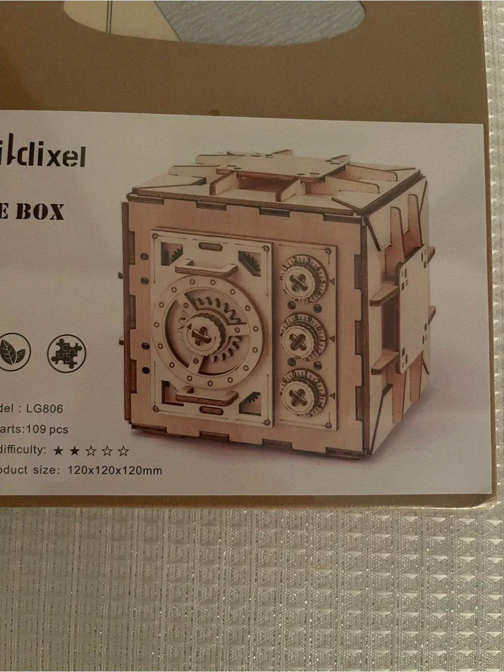 CLOSET CLOSEOUT SALE - TWO Wooden 3D Puzzle Sets (Safe Box & Motorcycle)